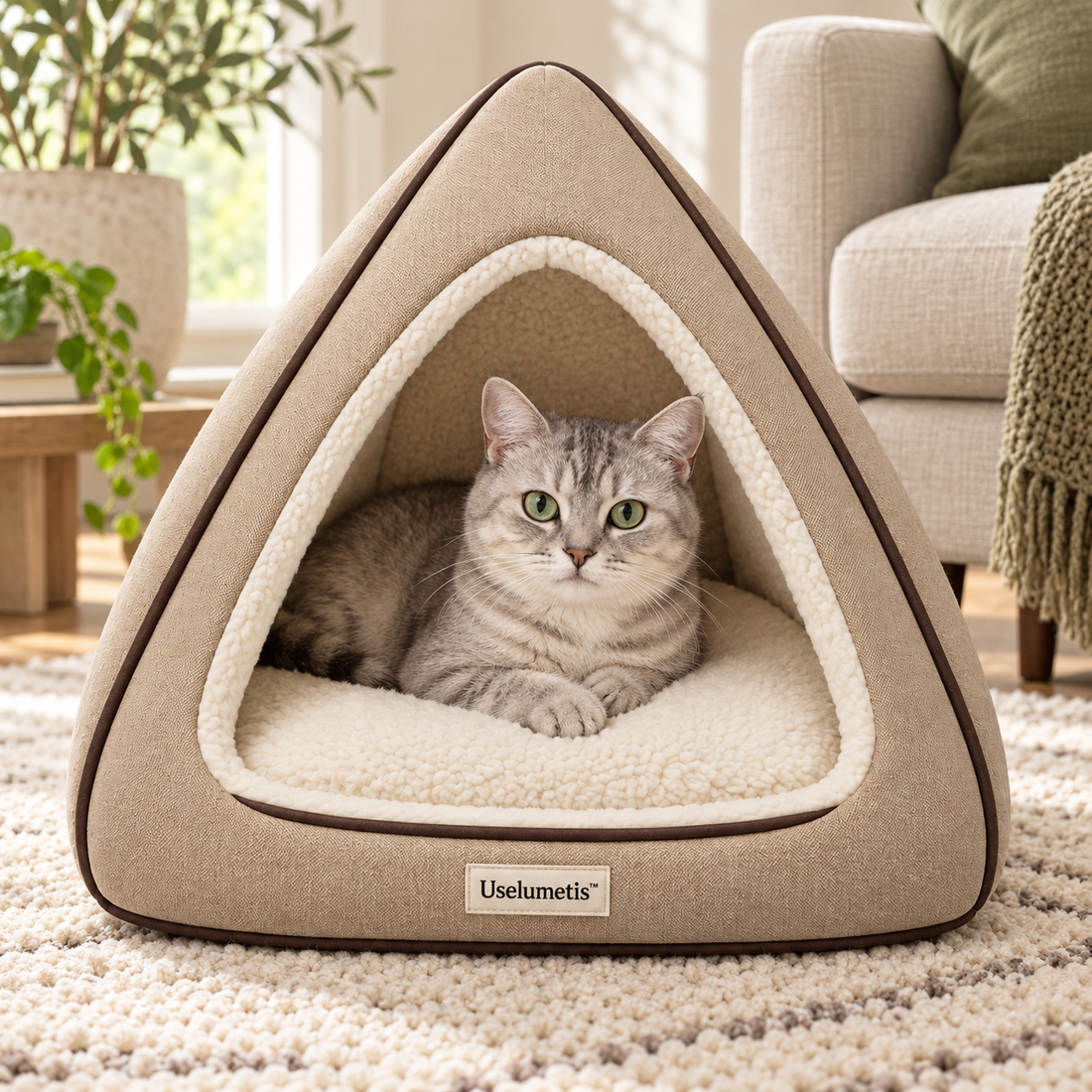 Uselumetis™ Cozy Tent Pet Bed