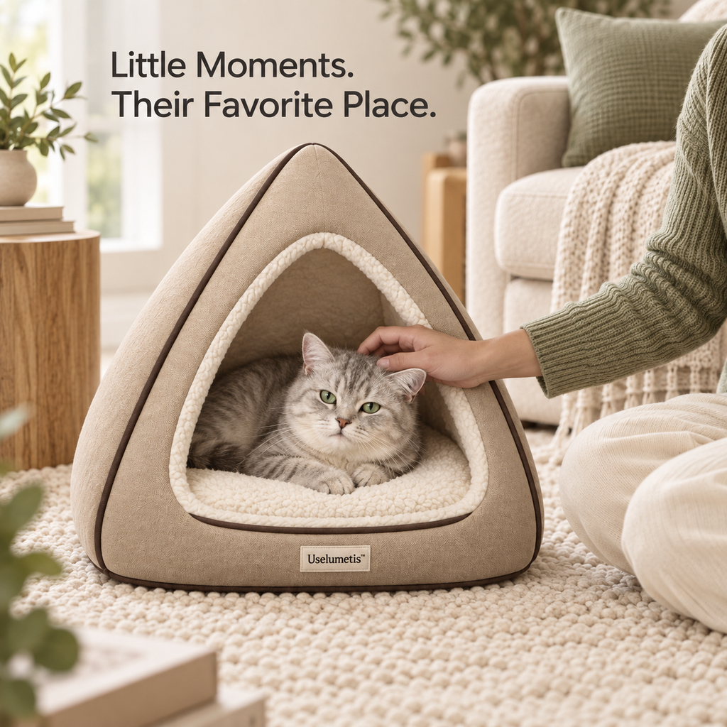 Uselumetis™ Cozy Tent Pet Bed
