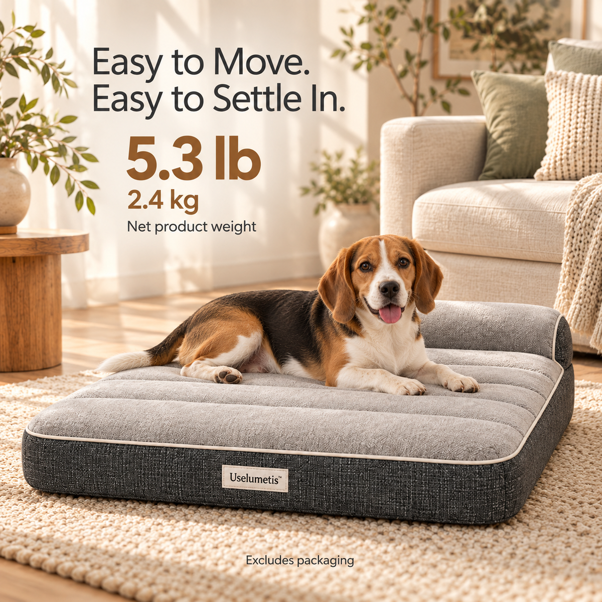 Uselumetis™ Headrest Lounger Pet Bed