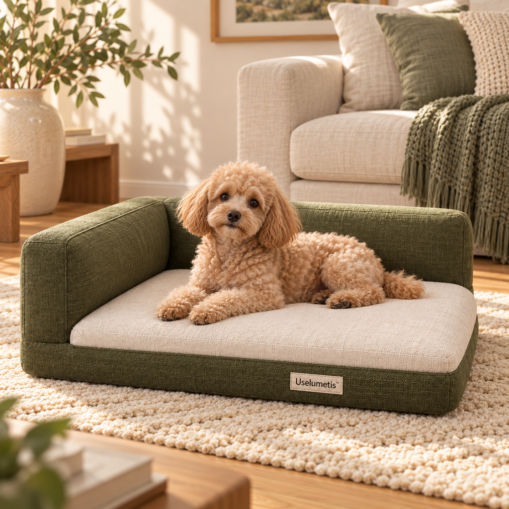 Uselumetis™ L-Shaped Lounge Pet Bed