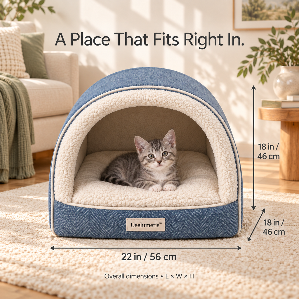 Uselumetis™ Archway Cave Pet Bed