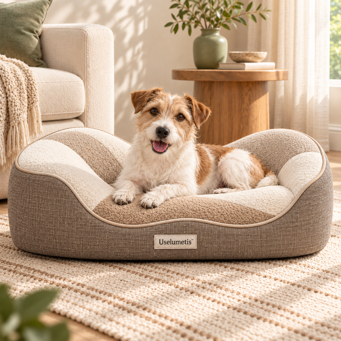 Uselumetis™ Wave Lounge Pet Bed