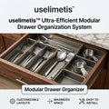 uselumetis™ Modular Drawer Organizer System | Customizable Kitchen Storage Solution